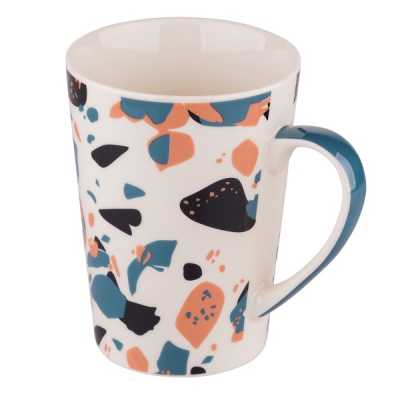 Obrázek pro Hrnek porcelánový vysoký 450ml TERRAZZO