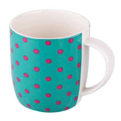 Obrázek pro Hrnek porcelánový 300ml tečky