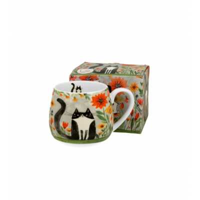 Obrázek pro Hrnek porcelánový 460ml Kočičí louka