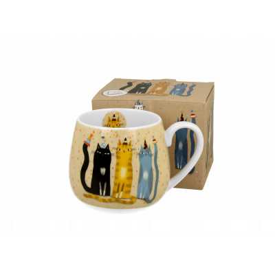 Obrázek pro Hrnek porcelánový 460ml Kočičí párty