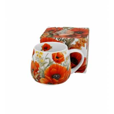Obrázek pro Hrnek porcelánový 430ml KVĚTY MAKU