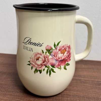 Obrázek pro Smaltovaný džbánek pivoňky 2,5 l