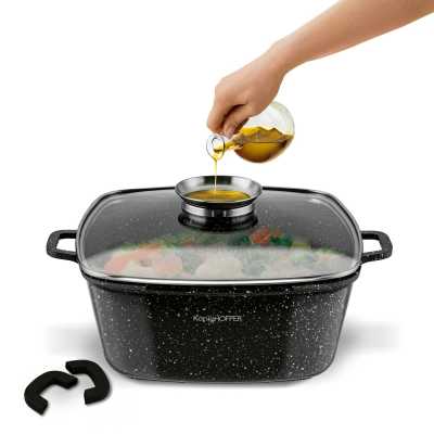 Obrázek pro Hrnec keramický čtvercový KönigHoffer KINGSTONE 24CM/4,9L