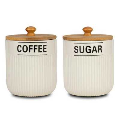 Obrázek pro Sada 2 nádob keramických 850ml