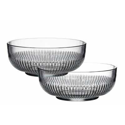 Obrázek pro Salátová miska skleněná sada 2ks 950ml