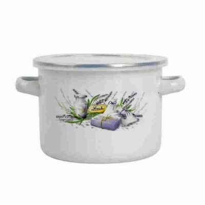 Obrázek pro Hrnec smaltovaný Levandule 1,3L