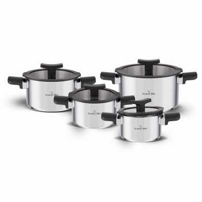 Obrázek pro Sada hrnců nerezových 8 dílů ETERNO