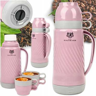 Obrázek pro Termoska 1,0 l se skleněnou vložkou a 2 šálky