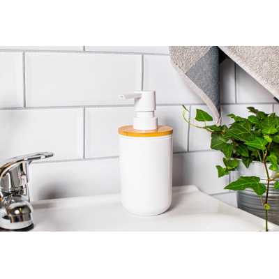 Dávkovač mýdla 250 ml plast-bambus Obrázek pro Dávkovač mýdla 250 ml plast-bambus