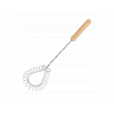Obrázek pro Šlehač na vejce 30 cm – Nerez s dřevěnou rukojetí