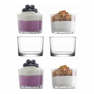 Obrázek pro Salátová miska skleněná sada 6ks 175ml LAV BODEGA