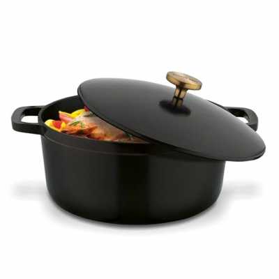 Litinový pekáč Konighoffer 5 l kulatý Obrázek pro Litinový pekáč Konighoffer 5 l kulatý