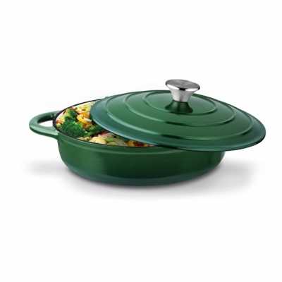 Zelený pekáč Konighoffer 28 x 7 cm - s poklicí Obrázek pro Zelený pekáč Konighoffer 28 x 7 cm - s poklicí