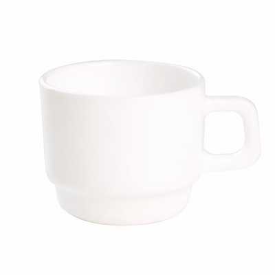 Obrázek pro Skleněný hrnek Eva 350 ml bílý