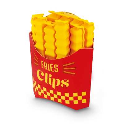Klip na sáčky French Fries 12 ks – s magnetickým obalem Obrázek pro Klip na sáčky French Fries 12 ks – s magnetickým obalem