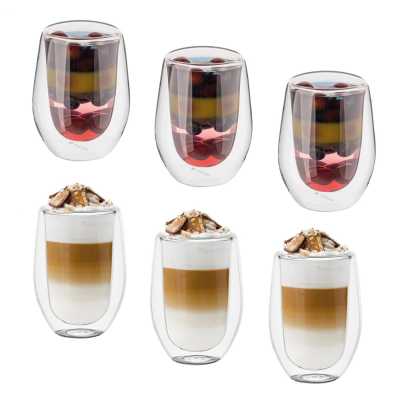 Obrázek pro Sklenice s dvojitou stěnou na kávu Tadar Sublime 300 ml – 6 ks