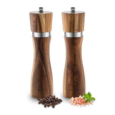 Sada mlýnků na sůl a pepř z akáciového dřeva Aragon Obrázek pro Sada mlýnků na sůl a pepř z akáciového dřeva Aragon