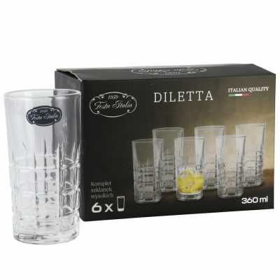 Obrázek pro Sklenice sada 6 ks 360 ml Diletta
