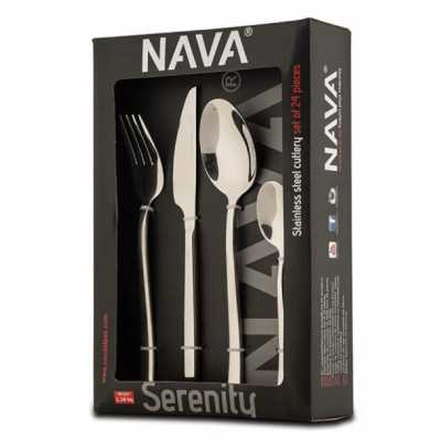 Obrázek pro Sada příborů NAVA Serenity 24 ks