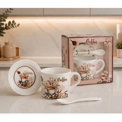 Obrázek pro Hrnek keramický 350 ml COFFEE v boxu