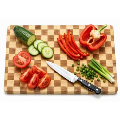 Bambusová kuchyňská deska na krájení a servírování 36X24 CM Obrázek pro Bambusová kuchyňská deska na krájení a servírování 36X24 CM