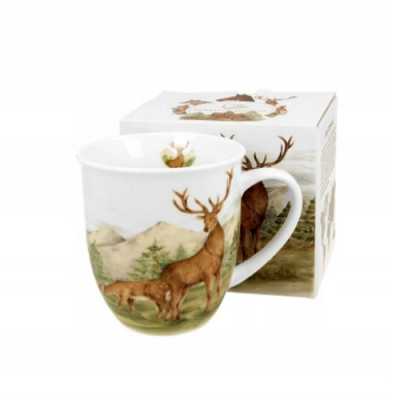 Obrázek pro Porcelánový hrnek Svět zvířat - Jelen 400 ml