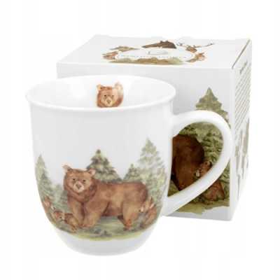 Obrázek pro Porcelánový hrnek Svět zvířat - Medvěd 400 ml