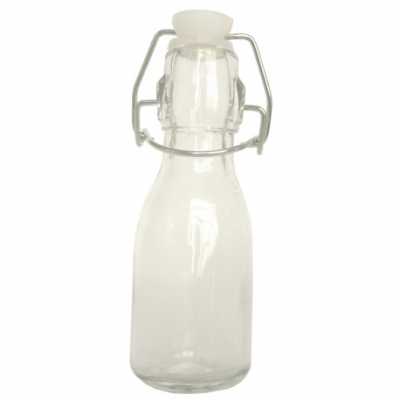 Láhev s klipem 250ml sklenená fľaša