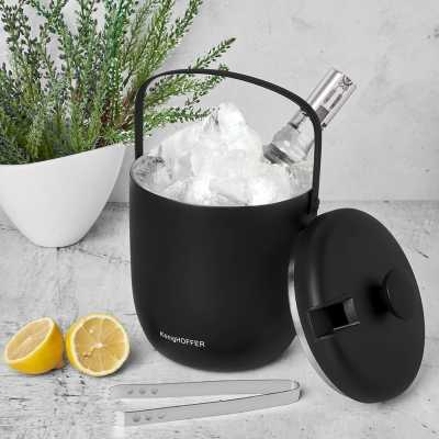 Kbelík na led ORIS BLACK 2,8l s kleštěmi Obrázek pro Kbelík na led ORIS BLACK 2,8l s kleštěmi