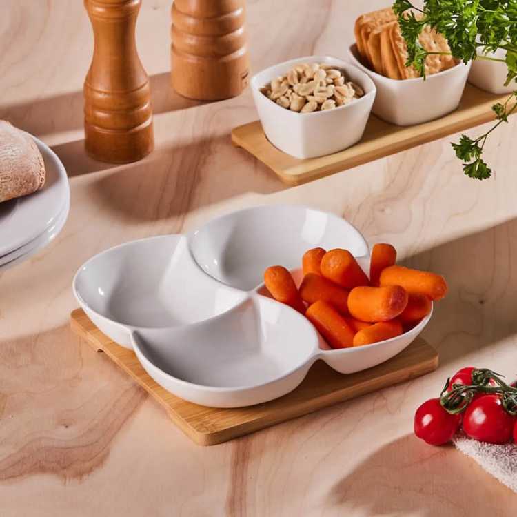 Obrázek pro Miska servírovací dělená na podstavci Regular