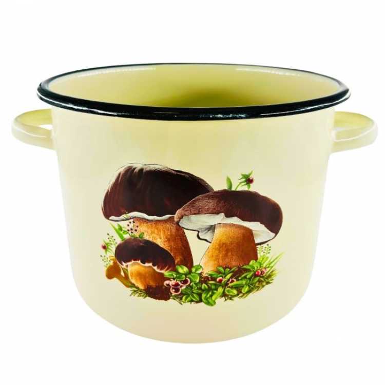 Obrázek pro Smaltovaný hrnec houby 3 lit