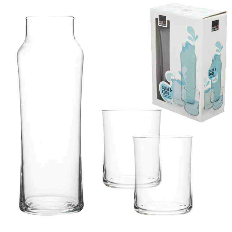 Obrázek pro Karafa SLIM + 2 sklenice COOL 350 ml