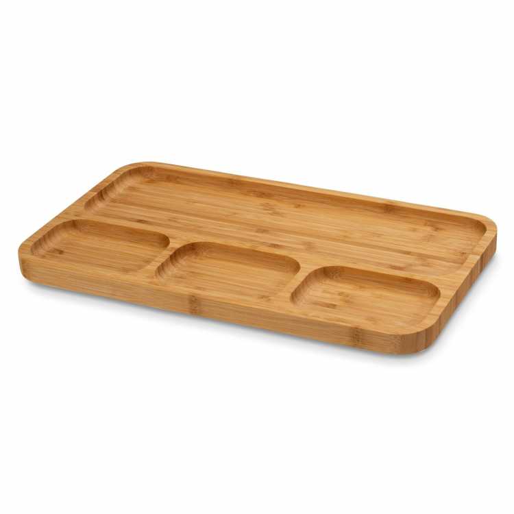 Obrázek pro Bambusový talíř pro servírování 33 x 19,5 x1,6 cm