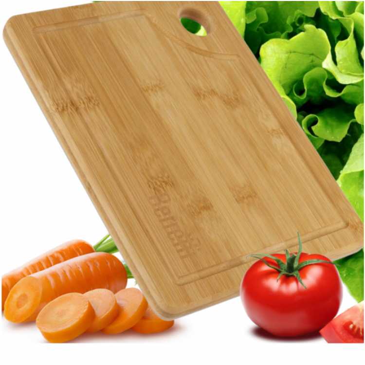 Obrázek pro Krájecí deska z bambusového dřeva 33x23x1,8 cm