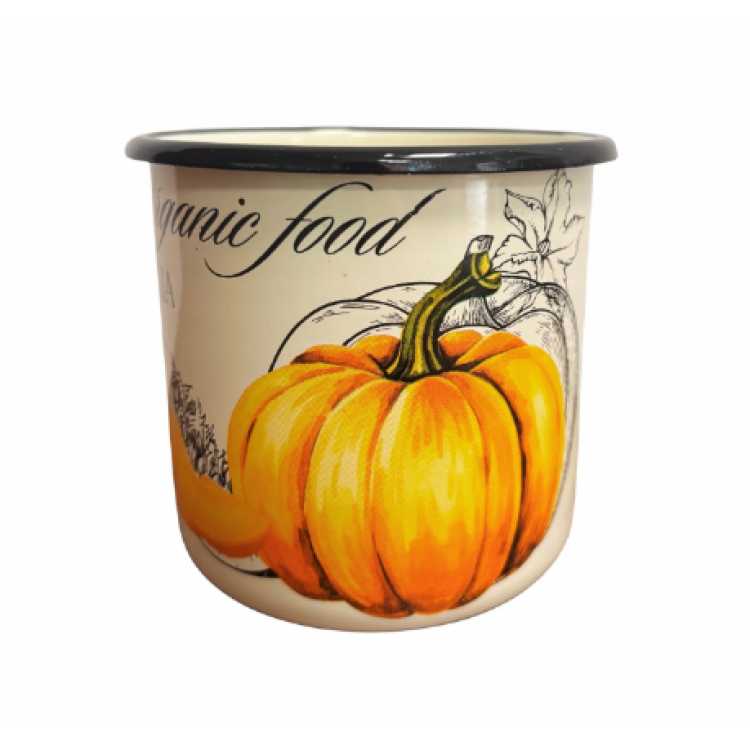 Obrázek pro Smaltovaný hrnek Dýně 10 cm 1,0L