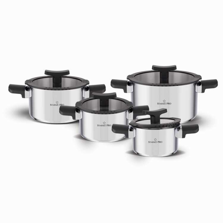 Obrázek pro Sada hrnců nerezových 8 dílů ETERNO