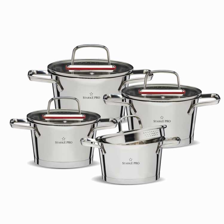 Obrázek pro Sada hrnců nerezových 8 dílů SPEZIALE