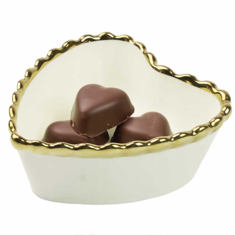 Obrázek pro Miska srdíčko 12cm GOLDDEN PEARL
