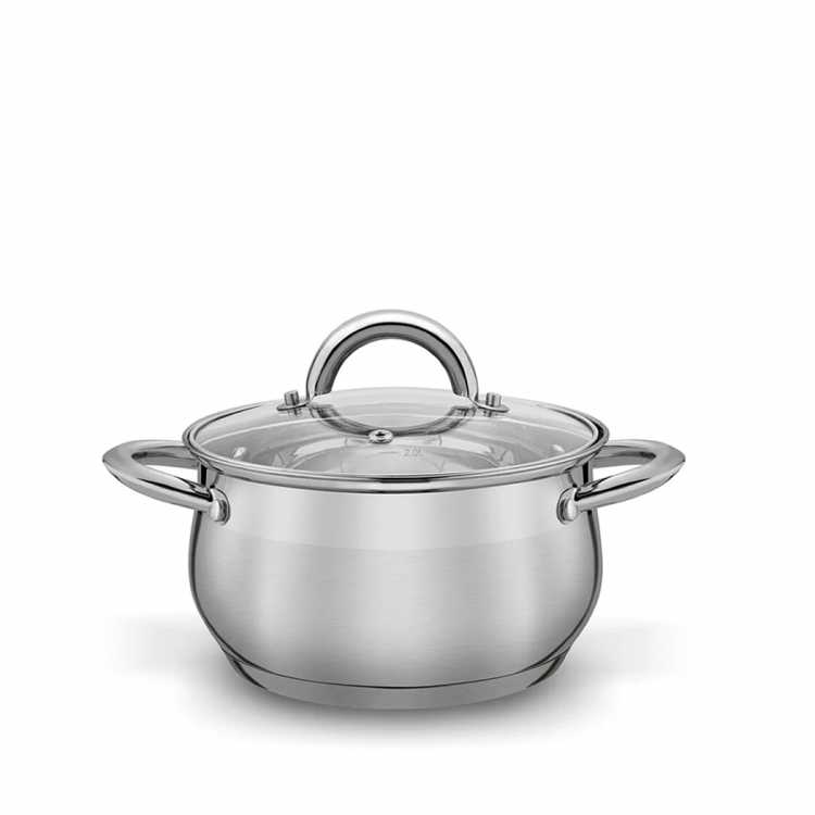 Obrázek pro Hrnec nerezový 2,6l s poklicí