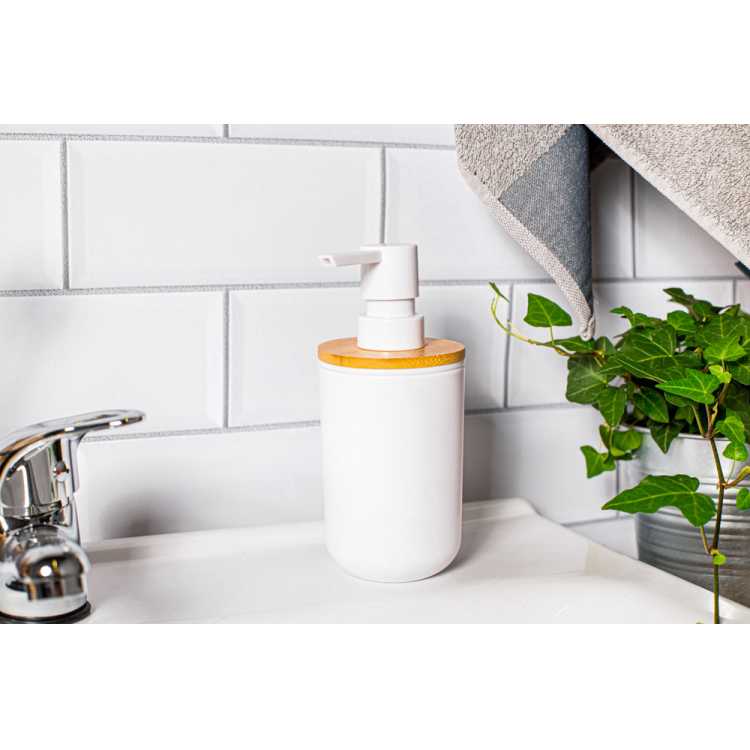 Obrázek pro Dávkovač mýdla 250 ml plast-bambus