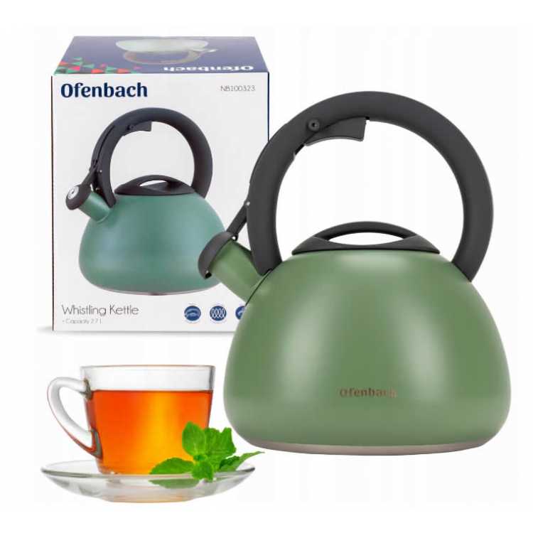 Obrázek pro Čajník 2,7 l – Olivová elegance