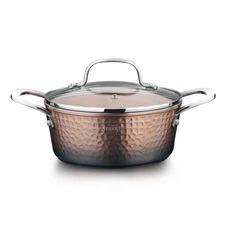 Obrázek pro Glossy Copper hrnec s nepřilnavým povrchem 18 cm</title>