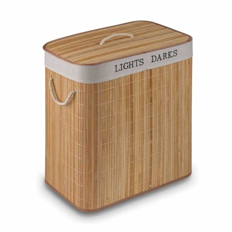 Obrázek pro Koš na prádlo 105l bambus