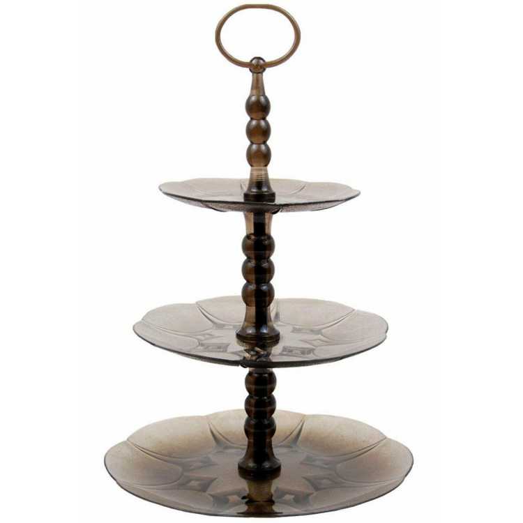 Obrázek pro Stojan na koláče 3 patrový plastový