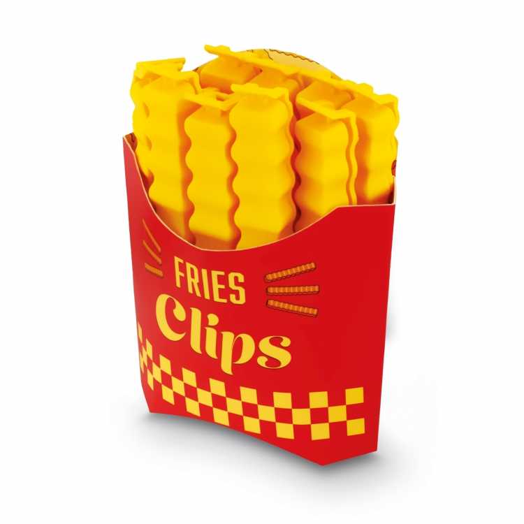 Obrázek pro Klip na sáčky French Fries 12 ks – s magnetickým obalem