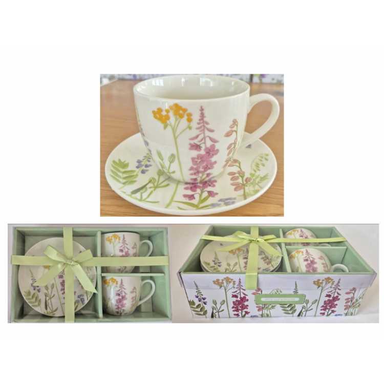 Obrázek pro Dárková sada 2 šálků s podšálky – 260 ml LUKA