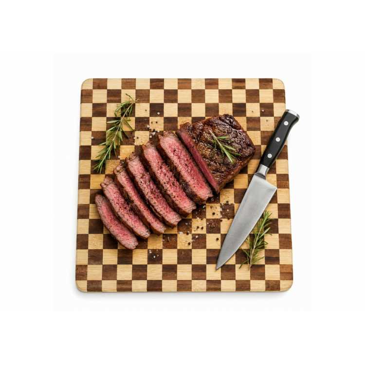 Obrázek pro Bambusová kuchyňská deska na krájení a servírování 30X30 CM