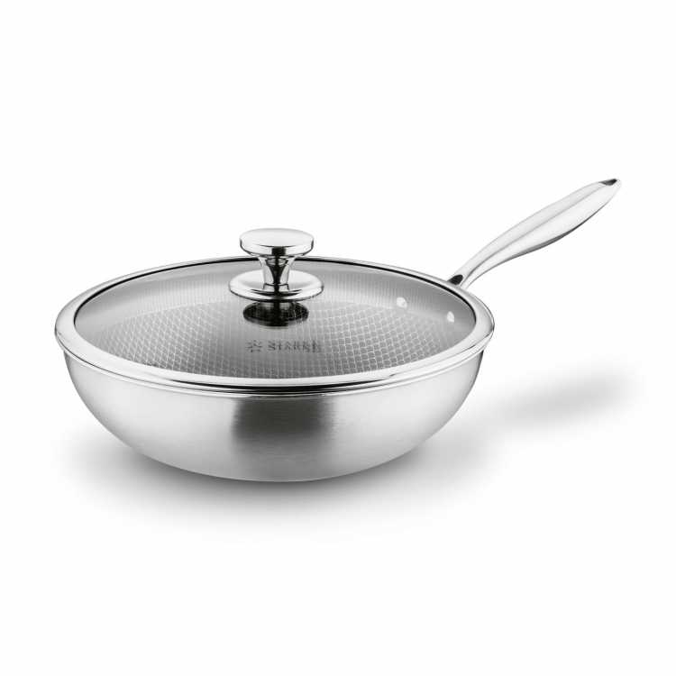 Obrázek pro Hybridní pánev nerezová 30cm LINESTA s poklicí