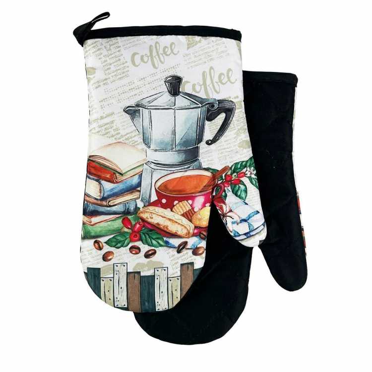 Obrázek pro Kuchyňské rukavice sada 2ks COFFEE