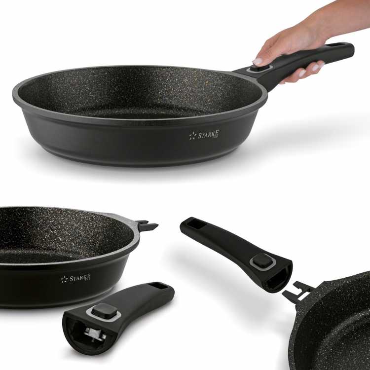 Obrázek pro Pánev Roche granitová s odnímatelnou rukojetí KönigHOFFER 28cm 